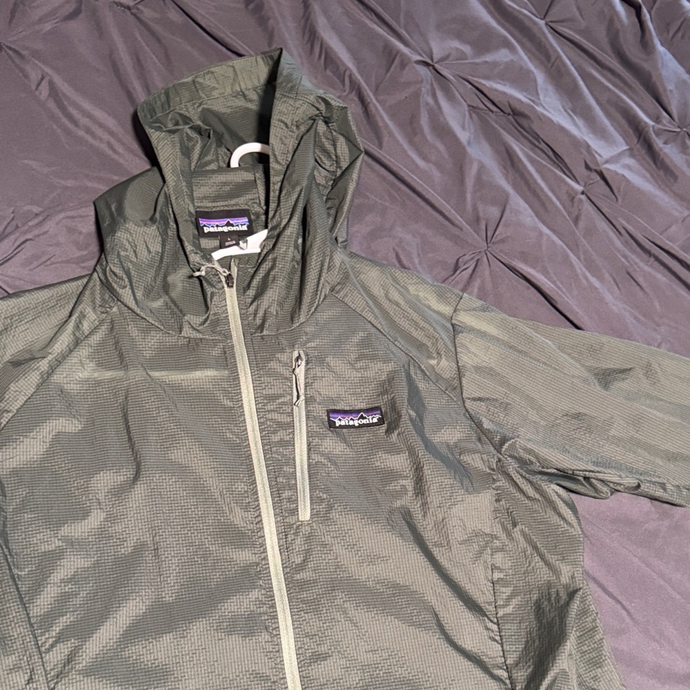 Patagonia Olive Windbreaker Jacket